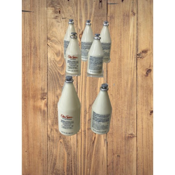 Old Spice Milk glass bottles collection of 7 ea - Picture 4 of 4